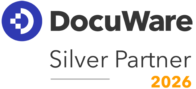 DocuWare Silver Partner Reseller Certification Logo